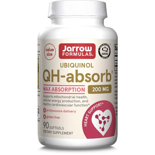 jarrow ubiquinol 200 mg, Jarrow Formulas, QH-absorb, 90 Softgels