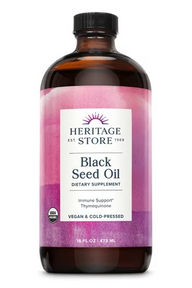 Black Seed Oil, Organic, 8 fl oz, Heritage Store