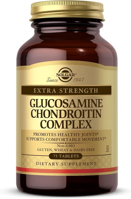 Solgar Extra Strength Glucosamine Chondroitin Complex - 75 Tablets -