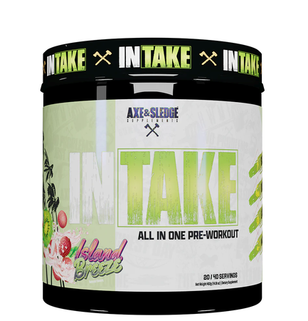 Axe & Sledge Intake All In One Pre- Workout Island Breeze - 20  - 40 Servings