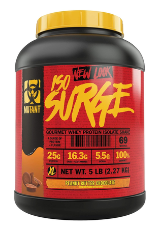 Mutant Iso Surge Whey Isolate Protein Peanut Butter Chocolate - 5 lb