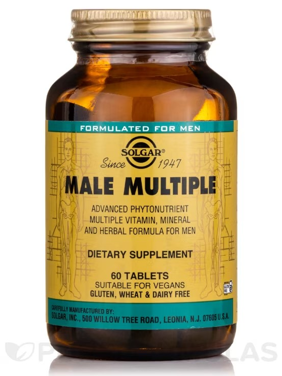 Solgar Male Multiple, 60 Tablets