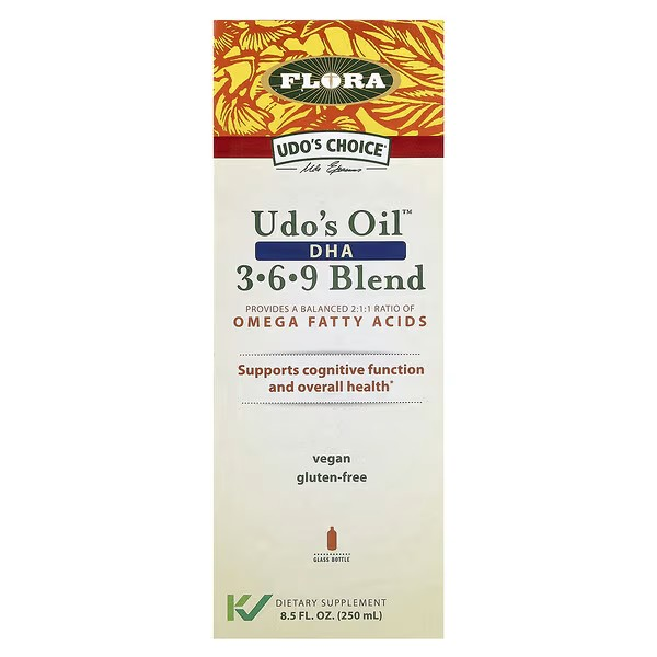 Flora Udo's Choice, Udo's Oil, DHA 3-6-9 Blend, 8.5 fl oz (250 ml)