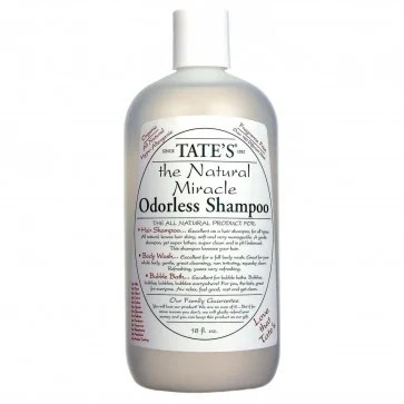 tate's odorless shampoo, tates shampoo, tate s natural miracle shampoo, 18 Oz