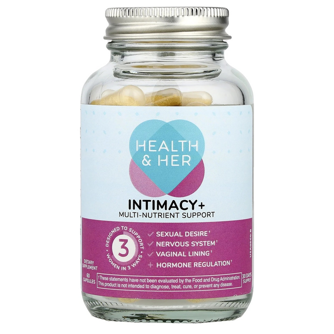 Health and Her Intimacy+ Multi-Nutrient Food Supplement, 60 Capsules