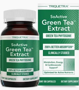 Green Tea Extract Triquetra Dietary Supplement 60 Capsules