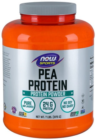 now protein powder, Pea Protein Powder, - Informed Sport Certified Unflavored -- 7 lbs