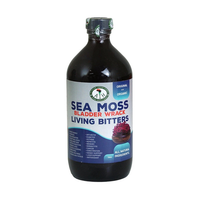 AIH's Sea Moss Bladderwrack Living Bitters African Herbs And Roots
