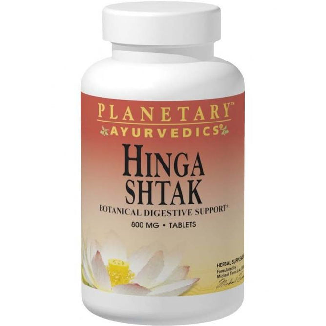 Planetary Herbals Hinga Shtak, 800 mg, 60 Tablets, Supports Digestion, Used for Occasional Gas, Indigestion, and Bloating