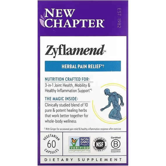 New Chapter, Zyflamend, 60 Vegetarian Capsules