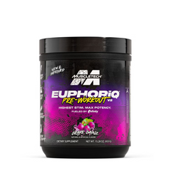 MuscleTech EuphoriQ, Pre-Workout V2 - Grape Gainz (20 Servings)