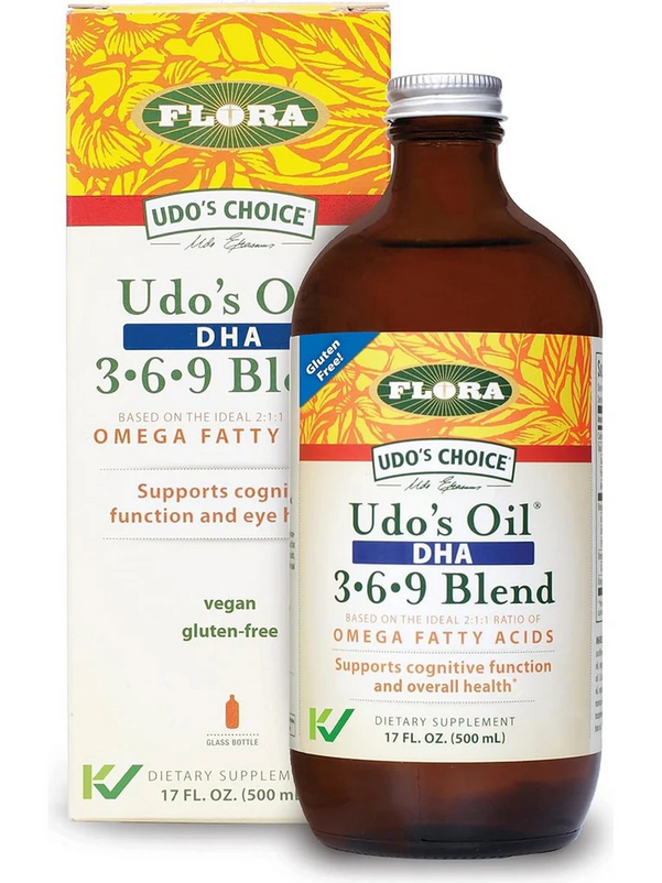 Flora, Udo's Choice, Udo's Oil DHA 3-6-9 Blend, 17 fl oz