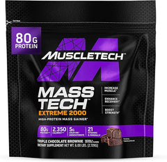 Mass Tech, Extreme 2000 - Performance Series Triple Chocolate Brownie 6 lbs, Muscletech