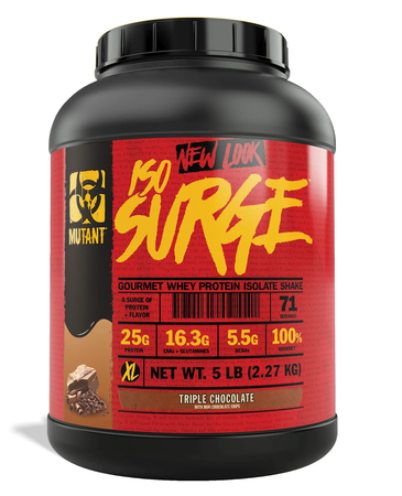 Mutant Iso Surge Whey Isolate Protein Chocolate ( Triple Chocolate) - 5lb