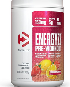 Strawberry Lemonade Pre-Workout Nutrition Powder 14.1oz/30 Servings By  Dymatize