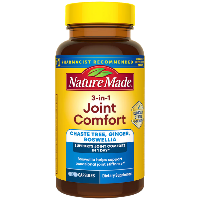 Nature Made 3 In 1 Joint Comfort, 30 Capsules, supplement joint comfort