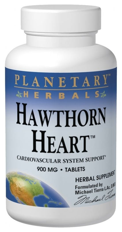 Planetary Herbals Hawthorn Heart 900 mg 120 Tablets