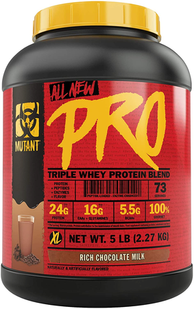 Mutant Pro Triple Whey Protein Blend Chocolate Milk - 5 lb