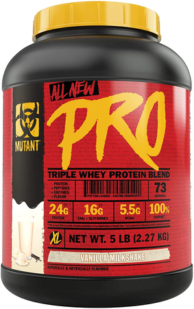 Mutant Pro Triple Whey Protein Blend Vanilla Milkshake - 5 lb