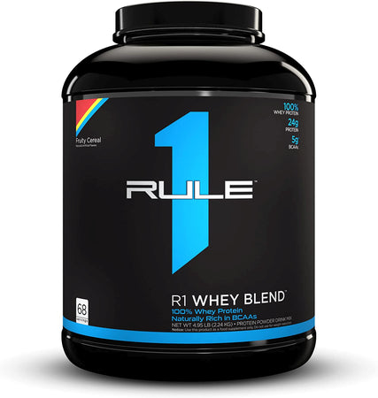 RULE 1 WHEY BLEND 100% WHEY PROTEIN FRUITY CEREAL - 4.95 LB