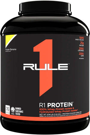 rule 1 protein, Whey Isolate Frozen Banana - 5 Lb