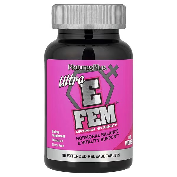 NaturesPlus Ultra E Fem For Women, Maximum Strength, 90 Extended-Release Tablets