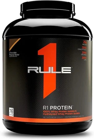 rule 1 protein powder, Whey Isolate Chocolate Peanut Butter - 5 Lb.