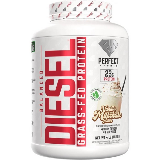 PERFECT Sports, Ultra Fuel, Grass-Fed Whey Protein, Vanilla Ice Cream, 4 lb (1.82 kg)