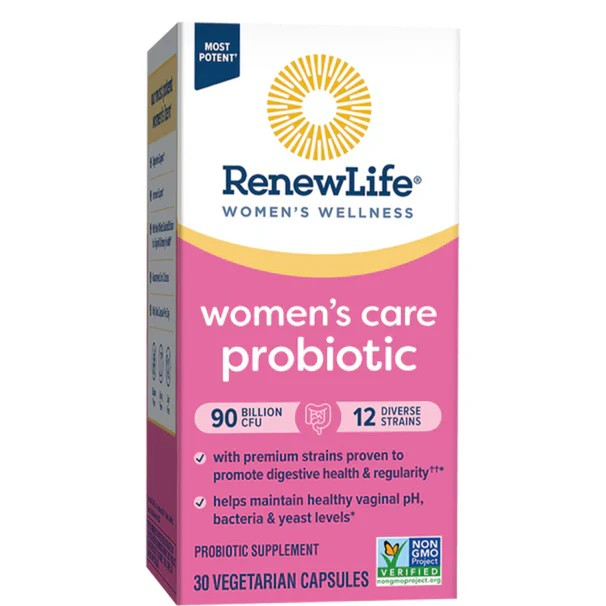 renew life probiotics women's care, Wellness, 90 Billion CFU, 30 Vegetarian Capsules