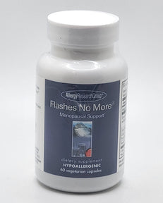 Allergy Research Group FLASHES NO MORE 60 Caps Menopausal Support Hypoallergenic