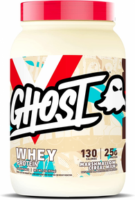 GHOST WHEY Protein Powder, Marshmallow Cereal Milk - 2lb, 25g