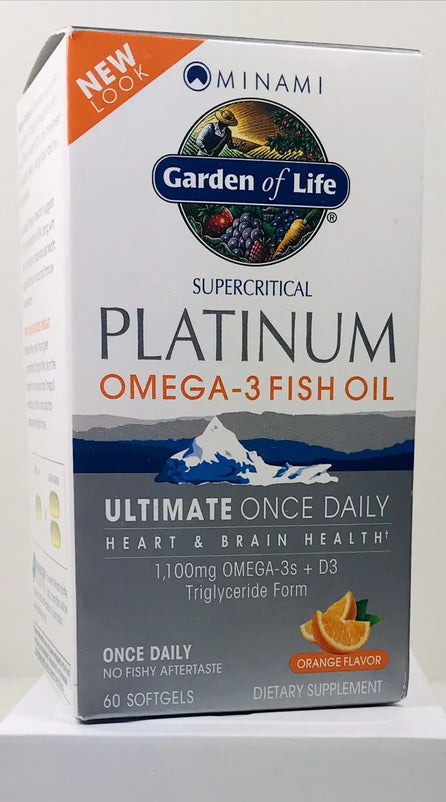 minami platinum 60, Garden of Life Minami Platinum Omega-3 Fish Oil Ultimate Once Daily Orange 60 Ct