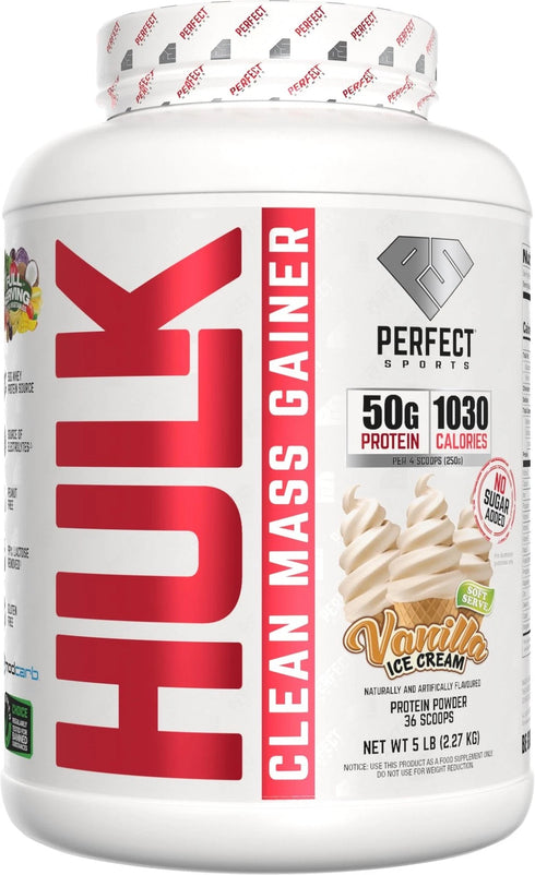 PERFECT SPORTS Hulk Clean Mass Gainer Whey Protien 50g
