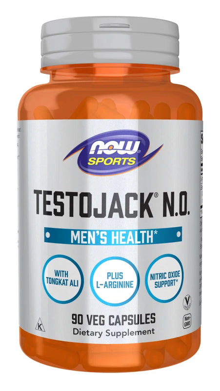 NOW Foods TestoJack N.O. Veg 90 Caps 08/2028EXP