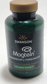 Solgar Magtein Magnesium L-Threonate Energy& Cognitive Support 100VegCaps