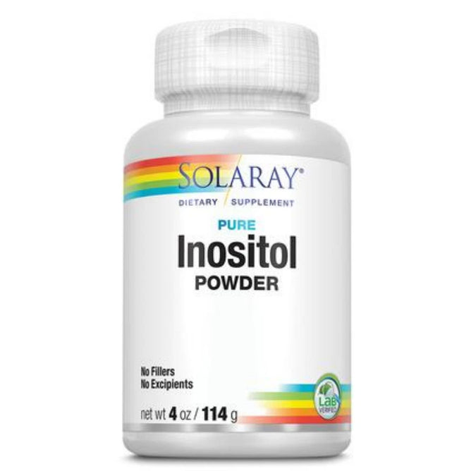 Solaray Inositol, Powder, Unflavored (Btl-Plastic) 700mg | 4oz