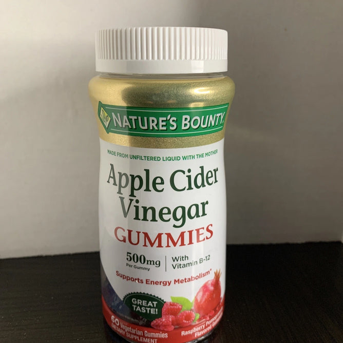 Apple Cider Vinegar Gummies 60 Ct. Raspberry Pomegranate 500mg