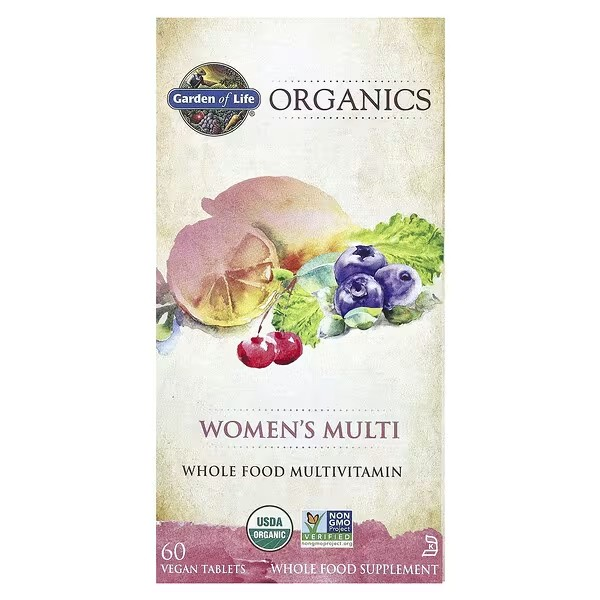 Garden of Life Organics Women's Multi, 60 Vegan Tablets