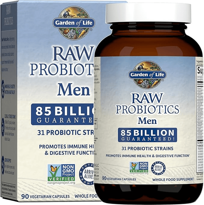 Garden of Life Raw Probiotics Men, 90 Veg Capsules, garden of life probiotics