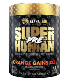 Alpha Lion SuperHuman PRE Pre-Workout Orange Gainsicle - 21 Servings