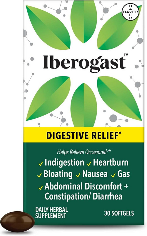 Iberogast Dual Action Digestive Relief, 30 Softgels
