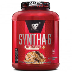 BSN Syntha-6 Whey Protein Powder, Cold Stone Creamery- Germanchokolatekake, Micellar Casein, 4.56 LBS