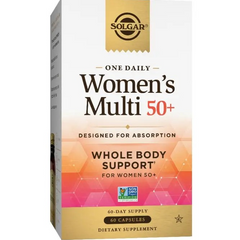 Solgar, One Daily Women's Multi 50+, 60 Capsules