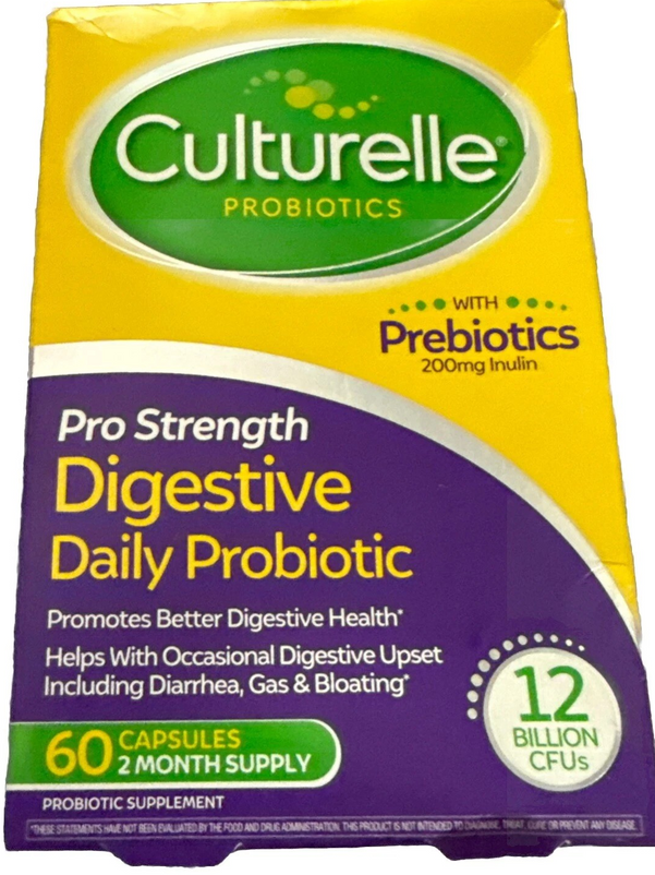 culturelle pro strength daily probiotic, 60 Capsules