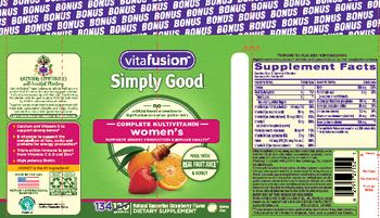 Women's Natural Tangerine Strawberry Flavor