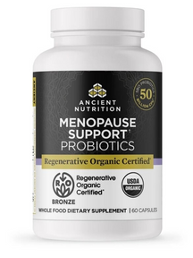 Ancient Nutrition Menopause Support, Probiotics 50 Billion CFU, 60 Capsules