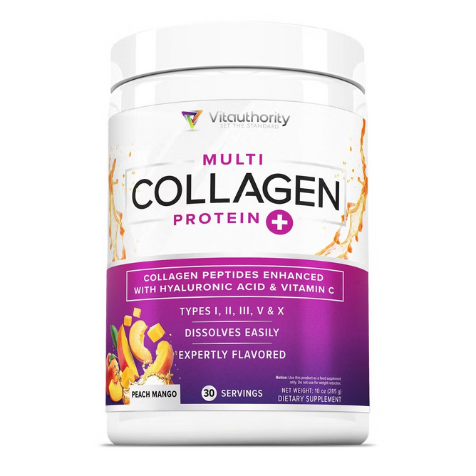 multi collagen protein vitauthority, vitauthority multi collagen, vitauthority collagen, 30 servings