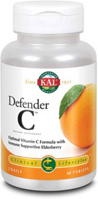 KAL, Defender-C, 60 Tablets,&nbsp;KAL, Defender-C, 60 Tablets