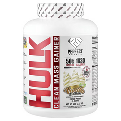 PERFECT Sports, Hulk Clean Mass Gainer, Vanilla Ice Cream, 5 lb