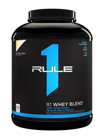 RULE 1 WHEY BLEND 100% WHEY PROTEIN BIRTHDAY CAKE - 4.95 LB